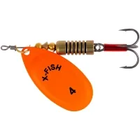 Spinner X-Fish Stark 9.5g 4 Nikel UV orange (1917.07.35)
