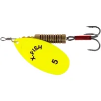 Spinner X-Fish Stark 14g 5 Nikel UV lime (1917.07.41)