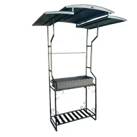 Metalzavod Zeus grill for 12 4mm skewers with a roof (MD12-4-DAH)