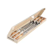 Skewer Metalzavod Set Grill-master 6 pcs retro (N6-SHMP-DR-630x12x3-RT)
