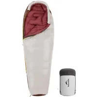 Naturehike sleeping bag with natural down Snowbird CNK2550WS014 SP550, L brown (6977465868114)