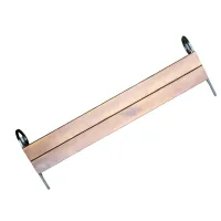 Grill shelf Metalzavod Zeus for 12 skewers, front, dark wood (STL-MDD12-DK)