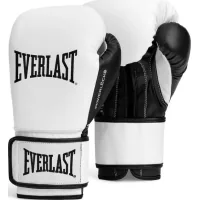 Боксерські рукавички Everlast PowerLock OG Training Gloves P00004005-WH-BK білий, чорний 14 унцій (009283634186)