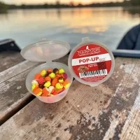 Boyle Harpoon Pop UP Shell 10*6mm color mix (Two-color) Tiger nut (7407000010979)