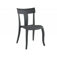 Kitchen chair PAPATYA toro-s under rattan anthracite (2193)