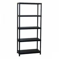 Стелаж Toomax 5 полиць cm. 80x40x180h black (5141)