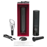 Wine set Prestigio Bolsena Electric wine opener Black (PWO101BK_EN)