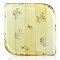 Dish By Bone series "Harmony" Sun square 23 x 23 cm (HA-SN-AR-30-KR)