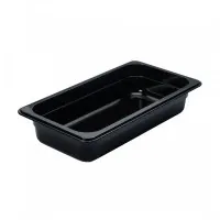 Food container FoREST Bestkeep made of polycarbonate GN 1/3 h 65 mm 2.3 l Black (261365)