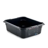 Araven food container made of polycarbonate GN 1/2 h 100 mm 6 l Black (47822)