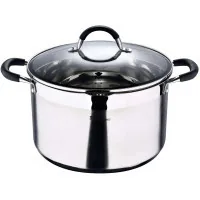 MasterPro Foodies collection high pot with lid 4 l (BGMP-1505-BK)