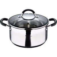 MasterPro Foodies collection pot with lid 5 l (BGMP-1502-BK)