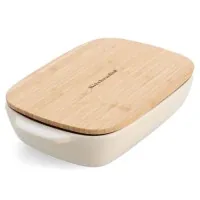 Форма для випікання KitchenAid з кришкою керамогранітна 1,9 л Кремова (CC006107-001)
