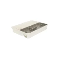 Organizer for cutlery Aleana with insert white rose/cocoa (aln 167402/white rose/cocoa)