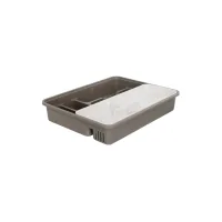 Organizer for cutlery Aleana with insert cocoa/white rose (aln 167402/cocoa/white rose)