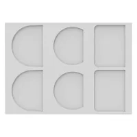 Форма для випікання Silikomart Chablon Buche 96x73 - 87x70 - 96x73 h 2 мм (CHA06 CHABLON BUCHE)