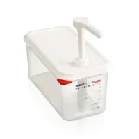 Araven food dispenser for sauce GN 1/4 4.3 l (01358)