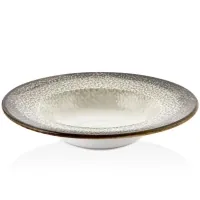 By Bone Tinta Spazio pasta plate with a straight edge 25 cm (TN-SZ-GT-25-CK)
