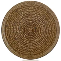 Plate By Bone Cowry Yellow 21 cm (CW-YL-ZT-21-DZ)