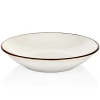 Plate By Bone series "Harmony" Gleam deep 23 cm (HA-GL-FL-23-CK)