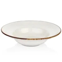 By Bone Harmony Gleam pasta plate with raised side 25 cm (HA-GL-ZT-25-CK)
