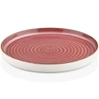 By Bone Harmony Rose plate with 90° edge 23 cm (HA-RS-HL-23-RD)