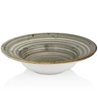 By Bone Harmony Supreme pasta plate with raised side 25 cm (HA-SP-ZT-25-CK)