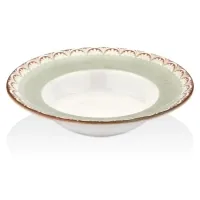 By Bone Tinta Rome pasta plate with raised side 25 cm (TN-RM-ZT-25-CK)
