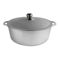 Brizoll aluminum pan with aluminum lid 4 l (10-004-4)