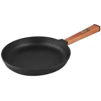 Brizoll Optima cast iron frying pan with handle 200x35 mm (O2035-P)