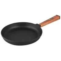 Brizoll Optima cast iron frying pan with handle 220x40 mm (O2240-P)