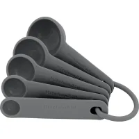 Аксесуар кухонний KitchenAid Набір мірних ложок Coreline, 5 шт, сірий (KQG057OHCGG)