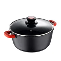 Каструля Bergner Chroma, з кришкою 24 см, 5 л (BG-30115-BK)
