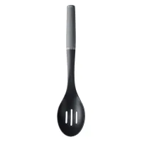 Ложка кухарська KitchenAid Coreline для сервіровки з прорізами, 33,8 см, сіра (KAS004OHCGG)