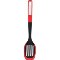 Ложка кухарська Bergner Mars з прорізами, 34 см (BG-38871-RD)