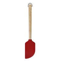 Лопатка кухонна KitchenAid Coreline для тіста, 31,8 см, береза, червоний (KQR731OHERE)