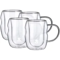 MasterPro Mixology Double Wall Cups 50ml Set of 4 (BGMP-20209)