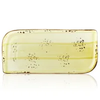 Dish By Bone series "Harmony" Sun rectangular 35 x 16 cm (HA-SN-AR-38-DT)