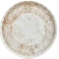 Plate By Bone series "Antico" round 21 cm (AN-ZT-21-DZ)