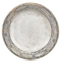 Plate By Bone series "Rug" round 21 cm (RUG-ZT-21-DZ)