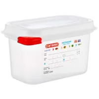 Araven food container with lid GN 1/9 h-10 cm 1 l (03021)