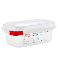 Araven food container with lid GN 1/9 h-6.5 cm 0.6 l (03020)