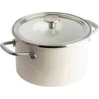 Каструля KitchenAid Steel Core 20 см 3,7 л мигдалевий крем (CC003266-001)