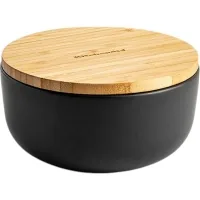 Миска KitchenAid Matte Oven-to-table з чорного керамограніту з кришкою (CC004972-001)
