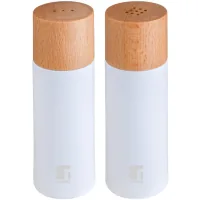 Набір для спецій Bergner Naturally, для солі та перцю 2 предмета (BG-48518-WH)
