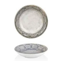 Plate By Bone series "Rug" deep 21 cm 800 ml (RUG-FL-21-CK)