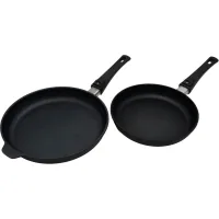 Set of Swiss Diamond Induction Pans 24 cm and 28 cm with removable handles (XD SET602iD)