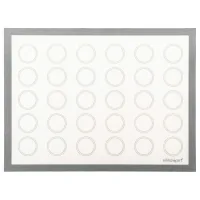 Confectionery mat Silikomart series "Silikon Mats" for macarons 58.3x38.4 cm (FIBERGLASS 60x40)