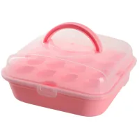 Container for eggs Violet House Soft Pink 32 pcs. (0049 SOFT PINK for eggs 32 pcs.)