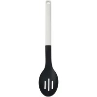 Ложка кухарська KitchenAid Classic для сервірування з прорізами 34 см білий (KHA004OHPNG)
